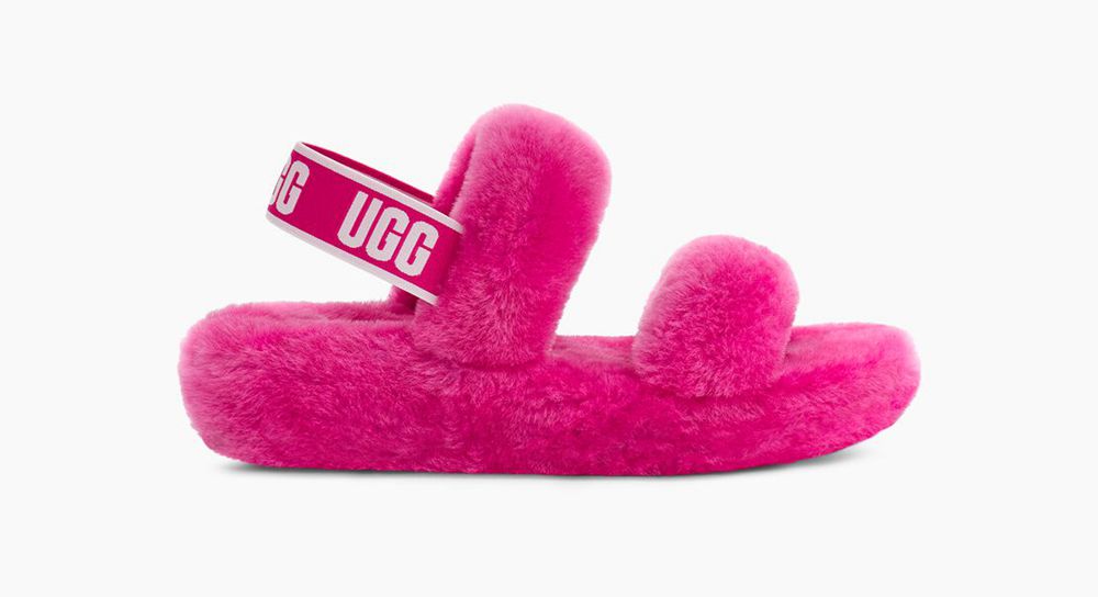 Ugg Slipper Womens - Ugg Oh Yeah Purple - 516YJLNGU